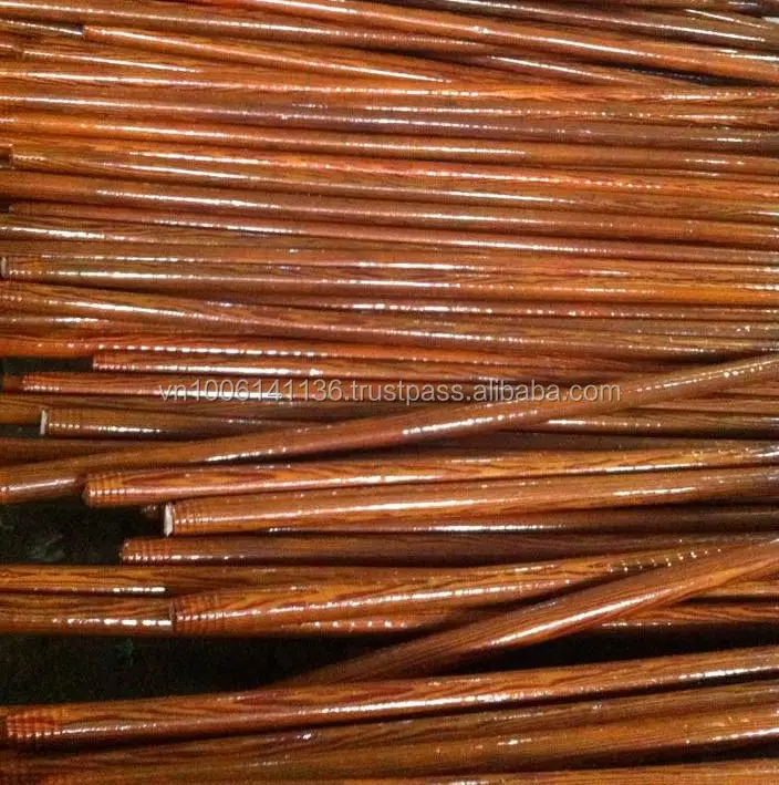 PVC COATED WOODEN STICK/PLASTIC BROOM HANDLE