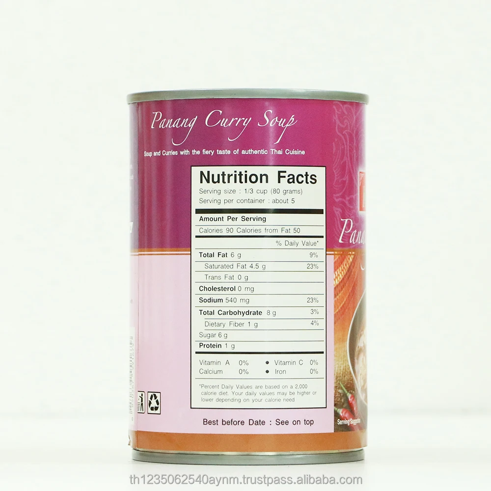 Маэ плуй панан Карри суп (400 мл)