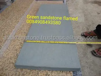 Дешевые природные Зеленые песчаника запылали