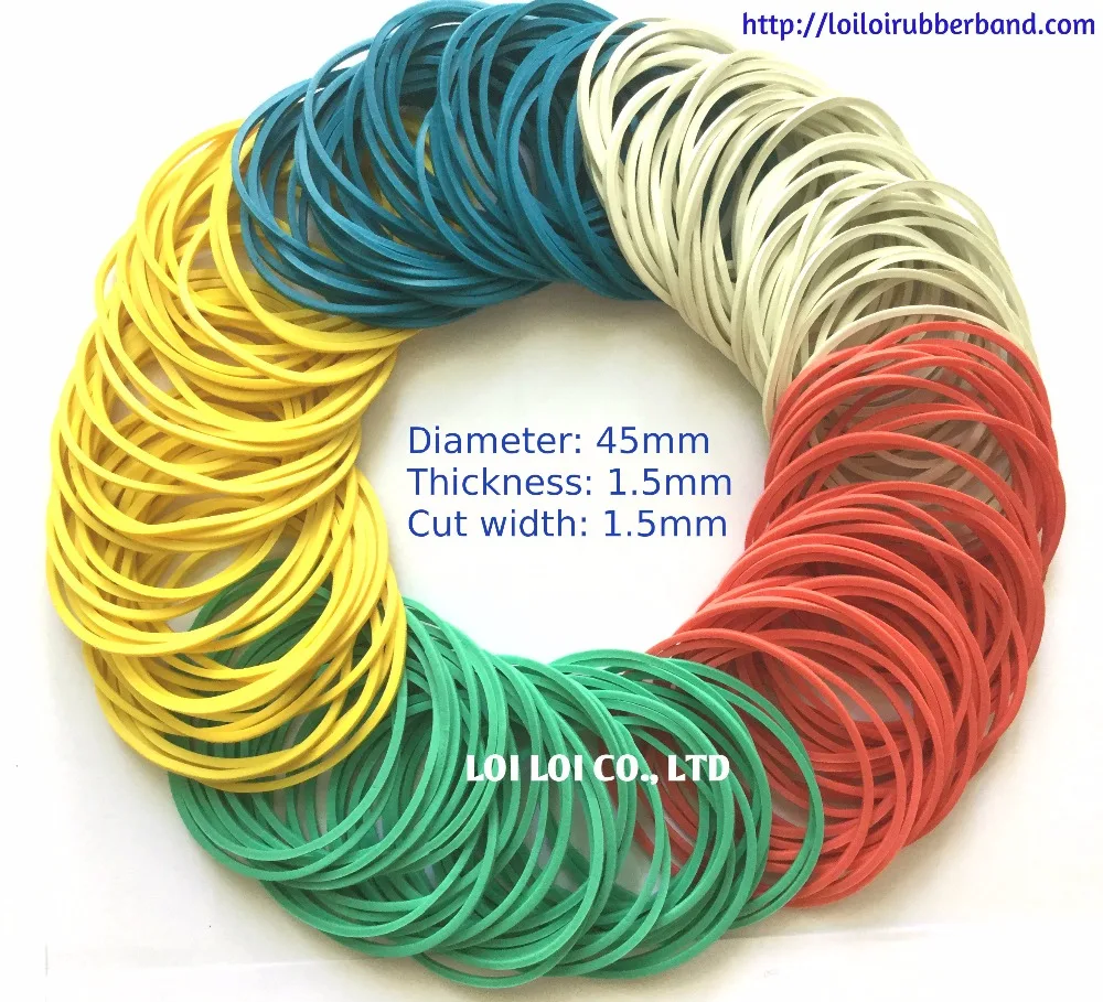 Vietnam manufacturer Natural BLUE rubber band big size 2 inches Diameter for Packaging use with Good Quality Durable bands