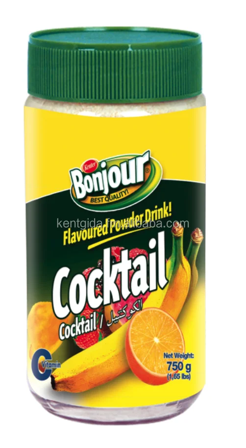 
BONJOUR 750 Glass ORANGE powder drink 