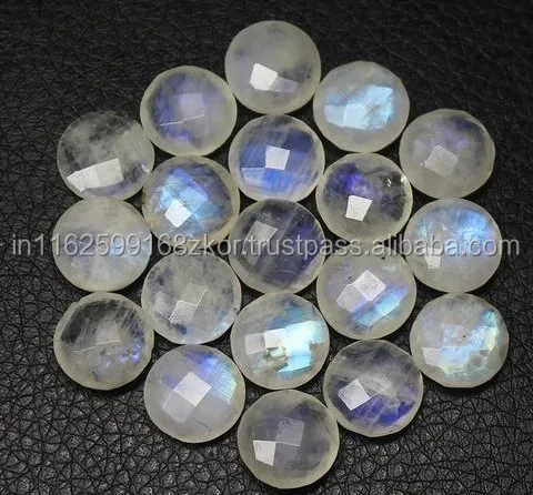 High Quality semiprecious Natural blue color Moonstone loose gemstone For Jewelry making earring pendent at wholesale price