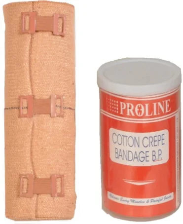 
Ready Stock Top Selling spandex Cotton Elastic Crepe Bandage 