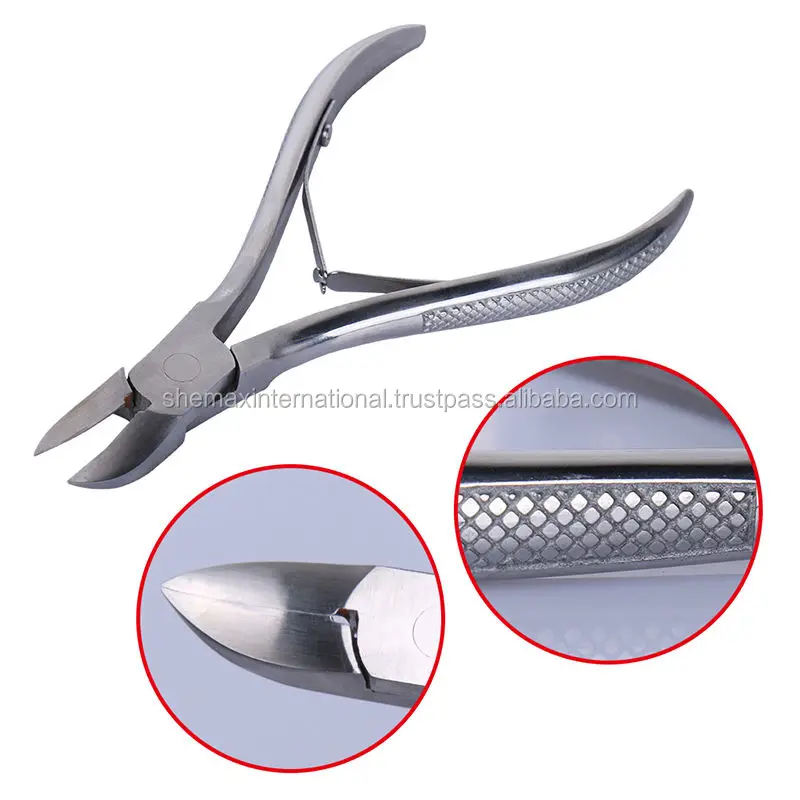 Shemax 2023 Top Quality Hot Selling Custom Nail Nipper Stainless Steel Manicure Ingrowing Hard Nail Toenail Cutter Clipper