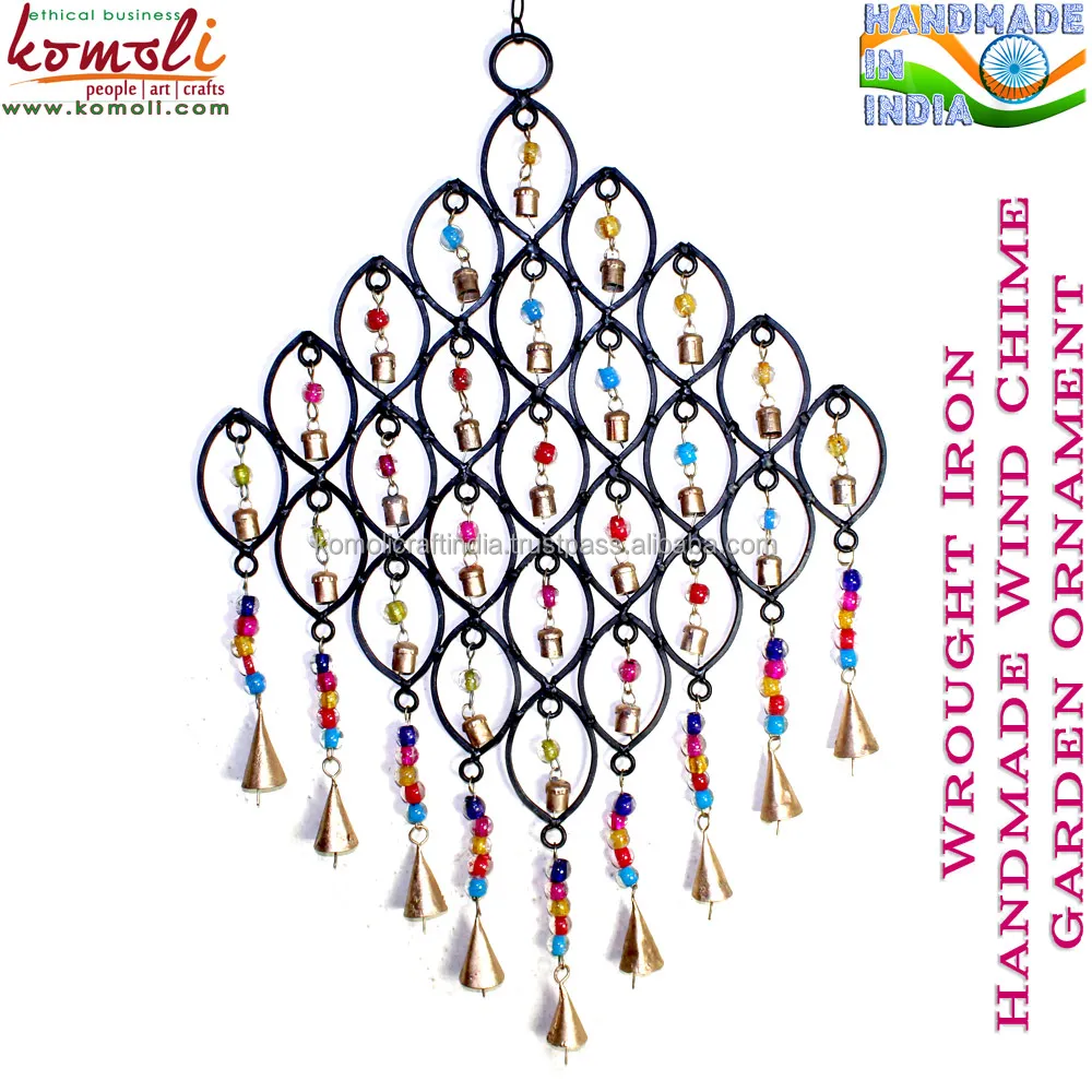 
Butterfly windchimes home garden decoration iron India wind chimes for sale 