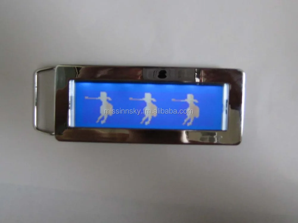 Жк-пряжка/мигающий рождество/жк-пряжка ремня/жк-значок