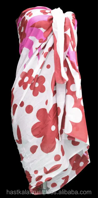 
Azo ree Color Fast 100% COTTON PRINTED SARONG PAREO 