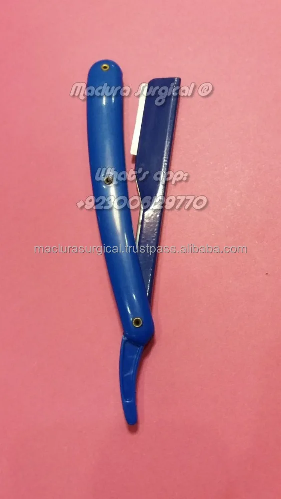  Раздвижная матовая черная бритва с лезвием