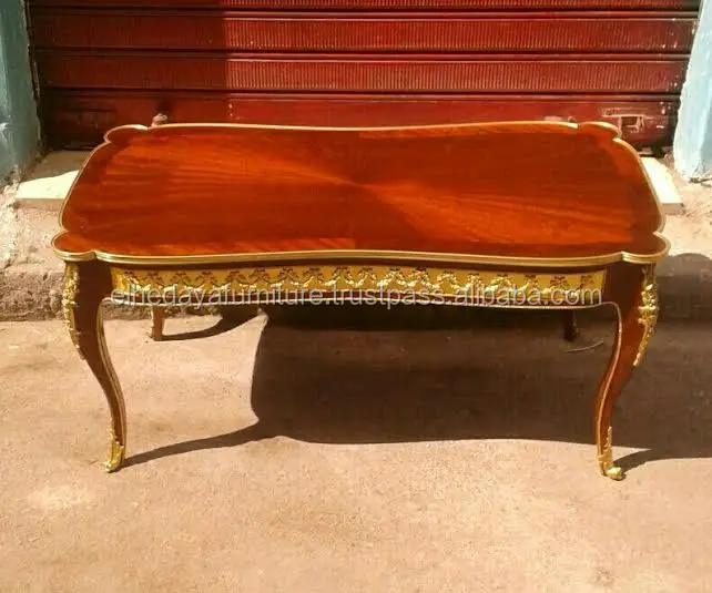 Optimal choice French salon table gold  console table  antique salon table Sought-after product with good price