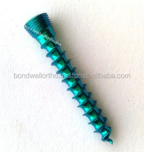 Titanium 3.5 mm Cancellous Locking Head Screw Trauma Products Supplier
