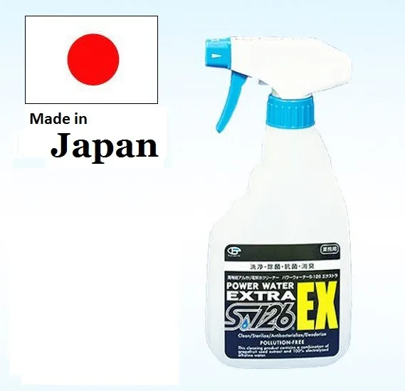 Natural alkaline electrolyzed water without surfactant alcohol cleaning chemicals made in Japan cleaning sterilizing deodorize