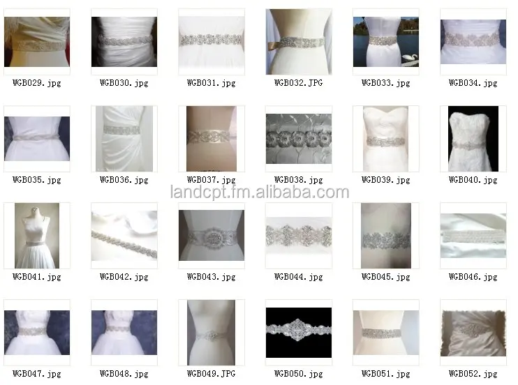Wedding Bridal Beaded Sash Crystal Belt Bridesmaids belt