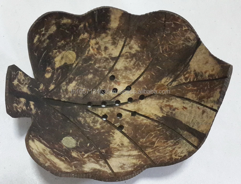 Coconut shell with Fruit and Flower shape soap gift set