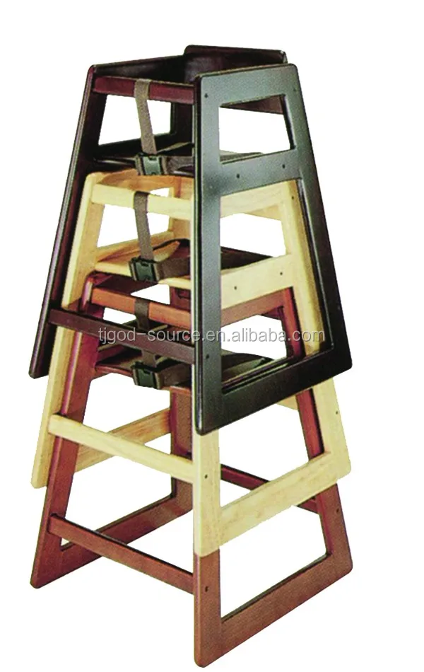 solid wooden baby high chair