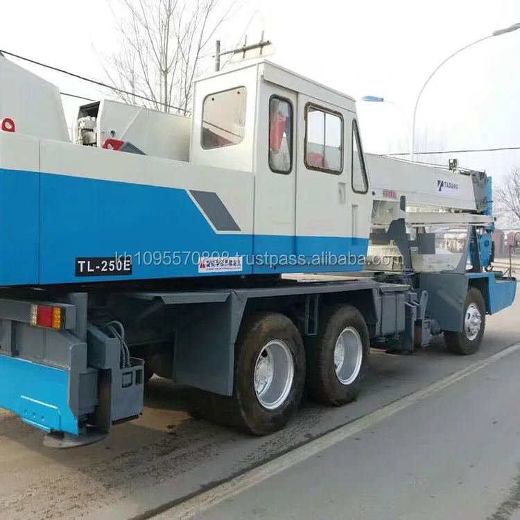 Японский оригинальный кран Tadano TL250E для продажи в Шанхае