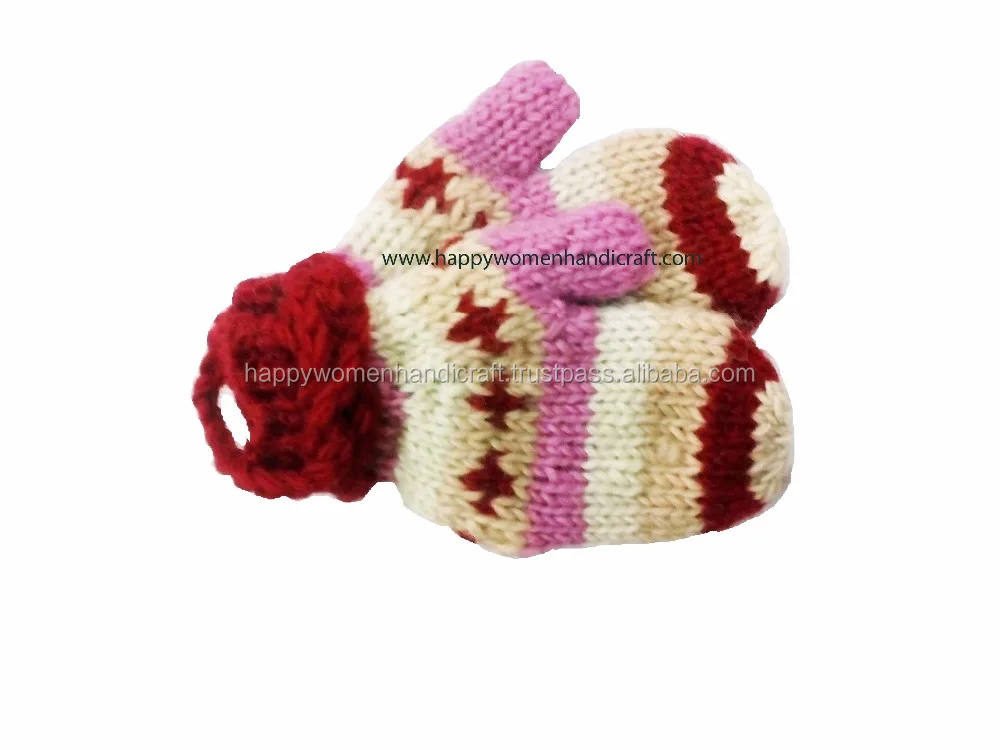 100% Woolen Gloves in Nepal with string