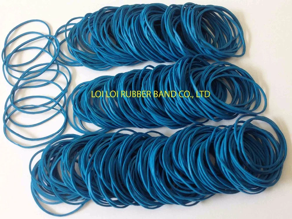 Elastic Natural Rubber Band Antistatic Feature - Single color rubber band and mixes colors