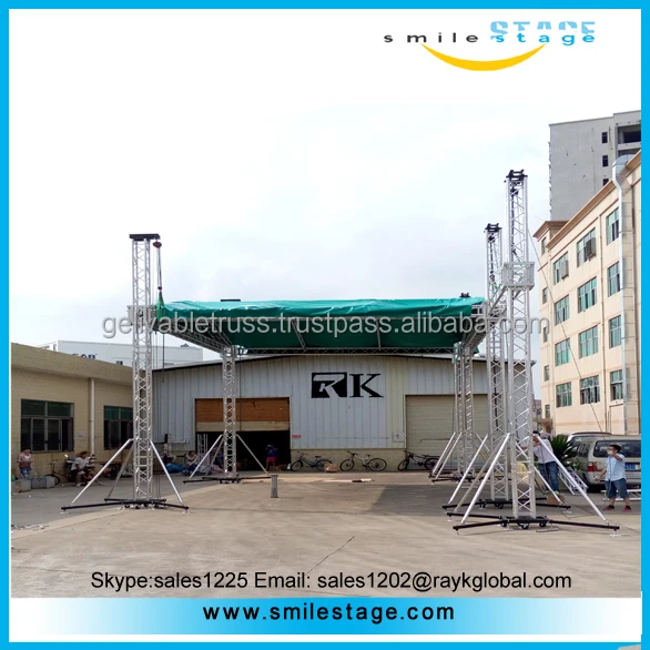 
Lighting Roof Truss Base With Aluminum Wheels 