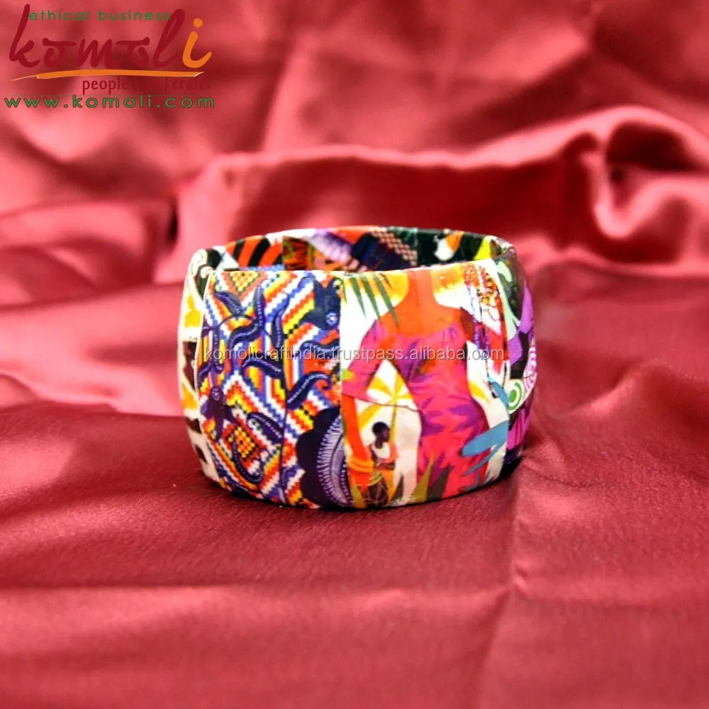 Пользовательский Декупажный браслет бумажный деревянный