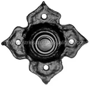 OMG Industries Brass Antique Door Bell Push Button