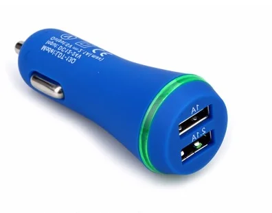  Зарядное usb-устройство для автомобиля 5 В 2 1 А 12 24 usb-порта со светодиодной