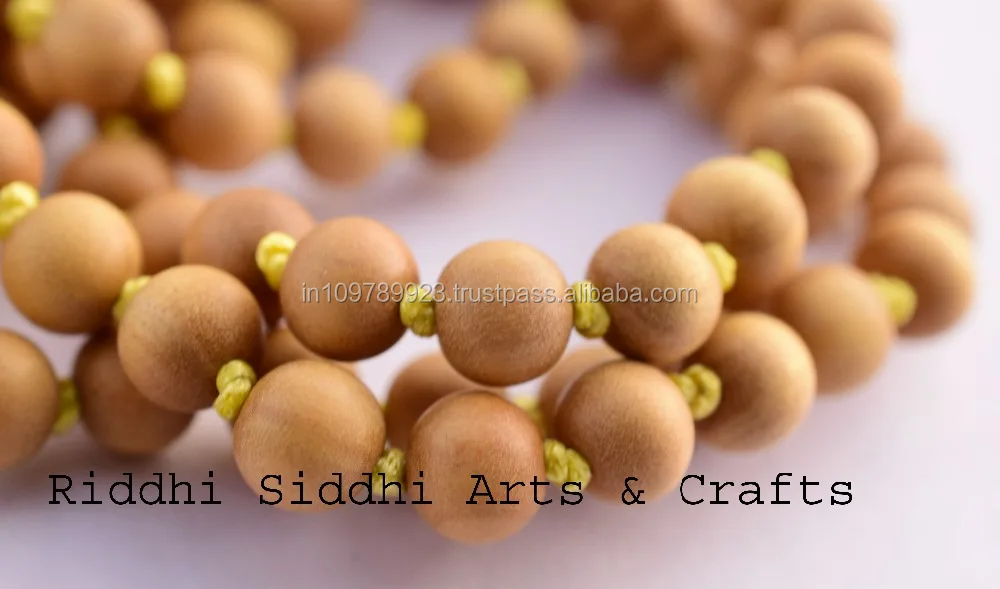 spiritual chandan necklace/wooden rosary beads/prayer beads
