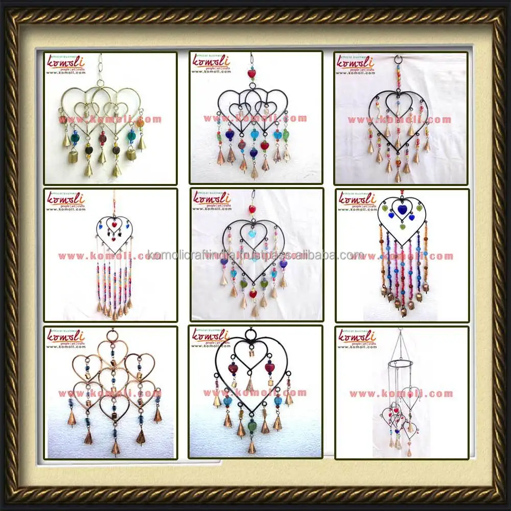 
Butterfly windchimes home garden decoration iron India wind chimes for sale 