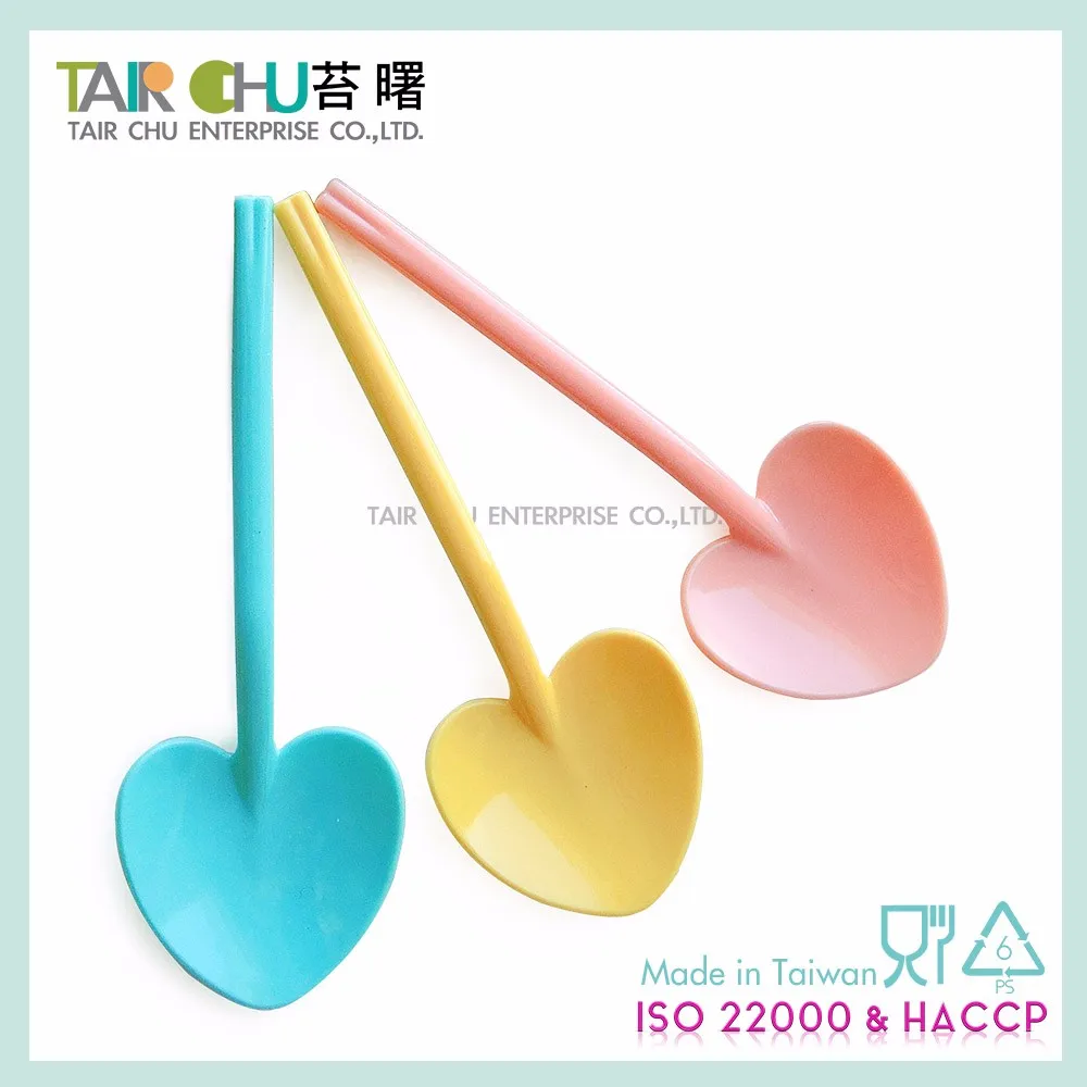 3pcs heart shaped spoon set