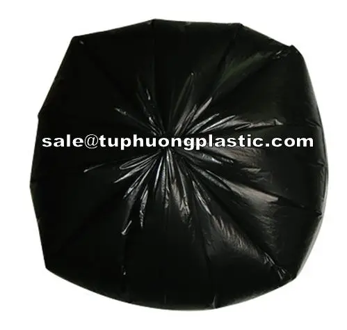 Supermarket plant nursery star-sealed garbage bag/trash bag