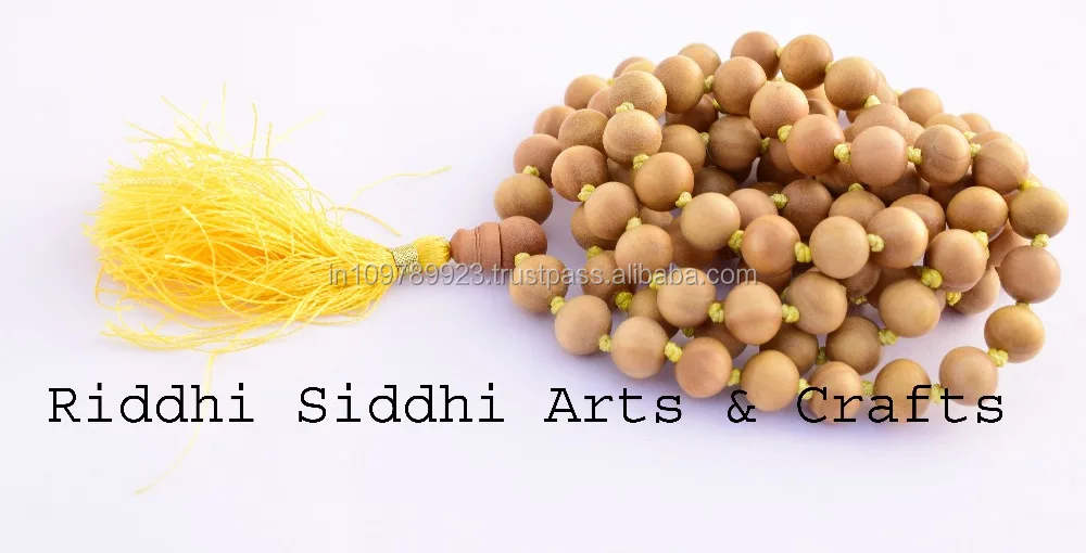 spiritual chandan necklace/wooden rosary beads/prayer beads