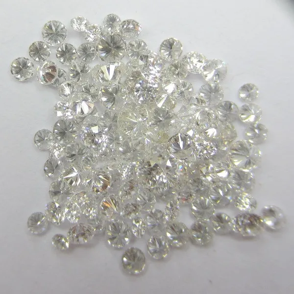 Sparkling Real Natural  1.00TCW  Round Brilliant Cut  White Natural Loose  Diamond Lot  I2 Clarity