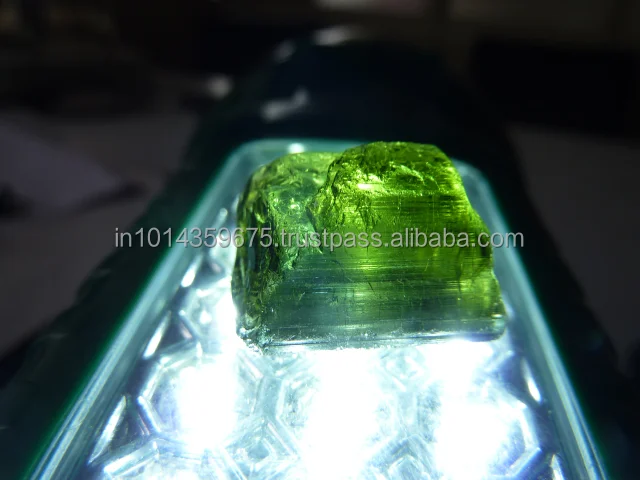 Price Small Size Color Loose Gemstone Natural Green Tourmaline Rough