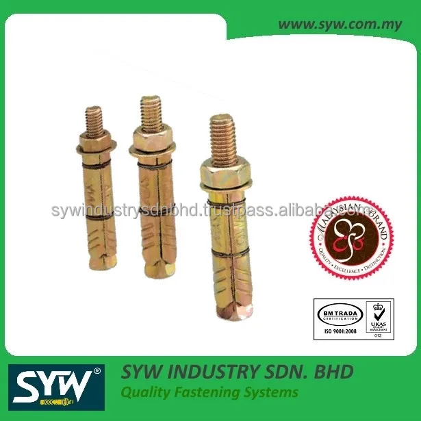 
Yellow Zinc Expansion Anchor 