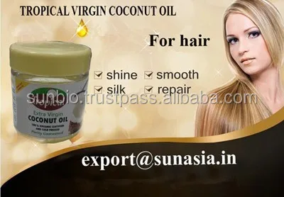 100% Экстра девственное кокосовое масло, полученное из органического свежего кокоса методом холодного прессования, доступно оптом