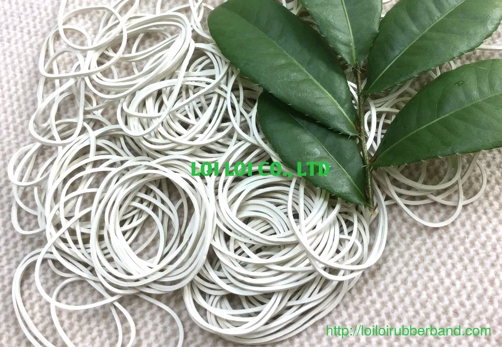 
Wholesale rubber band for money - Size 18 Durable Wide Solid White Color Natural Rubber Band Unbreakable and Elastic 