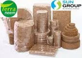 Coir peat obtained from 100% fairtrade coconut husk used for plant growth medium for plants and farms