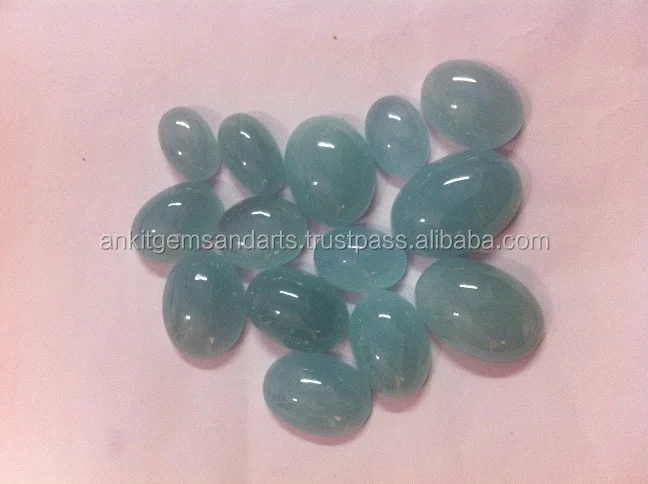 Aquamarine Gem Cabochons