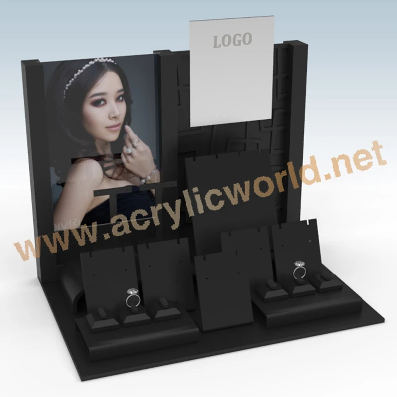 custom made acrylic earring display stand