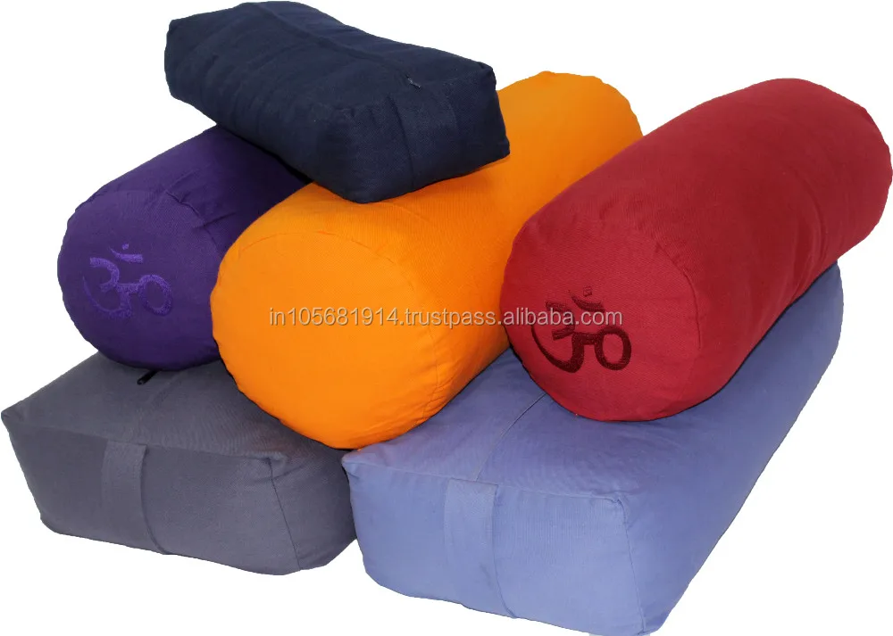 Amazing deals on Indian made Inner and Outer Cover meditation Bolsters available in large quantity at wholesale prices