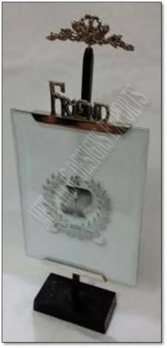 Lovely Large and Mini Metal Aluminium photo frame set of 2 Handmade Home Decor picture frame