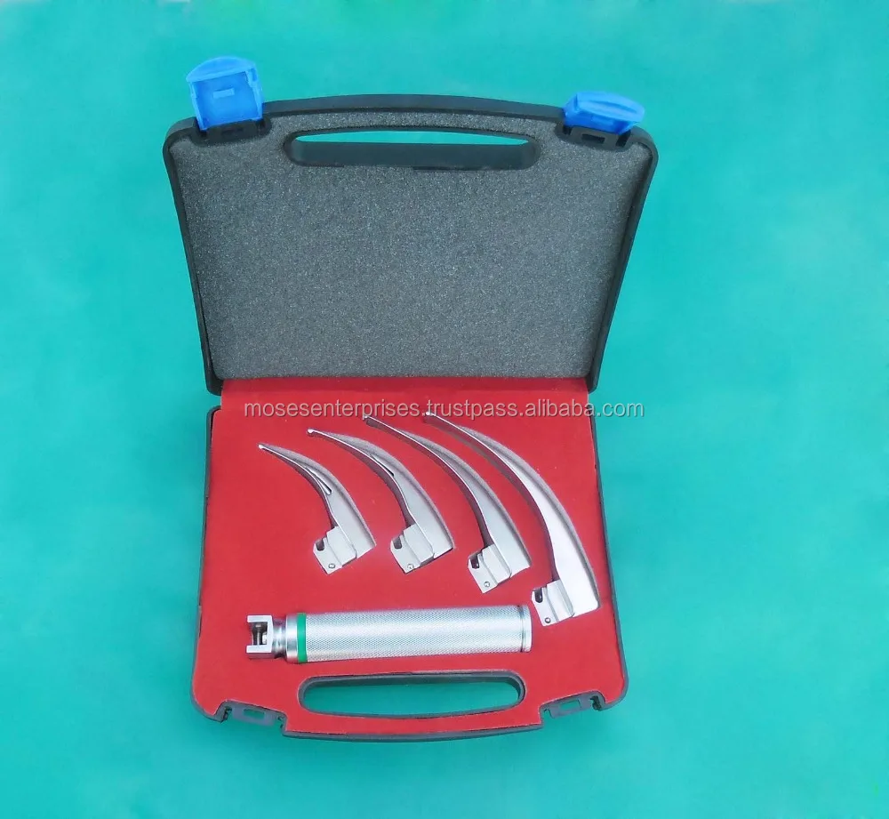 Latest Fiber optic mac Laryngoscope Sets