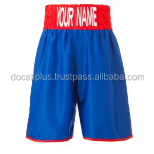 custom made design satin boxing shorts