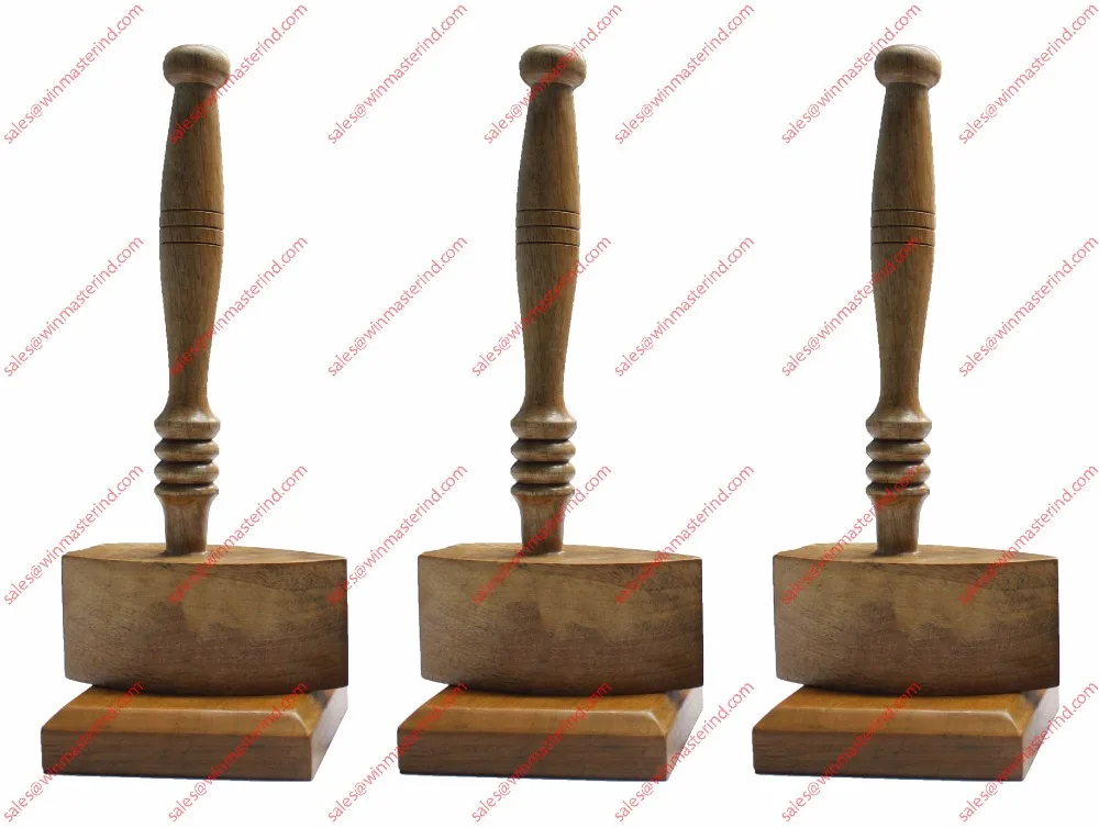 masonic regalia wooden hammer and gavel