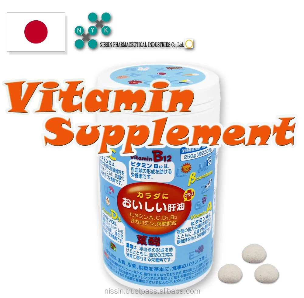 
Available for children, pregnant woman, Chewable type health food vitamin supplement 