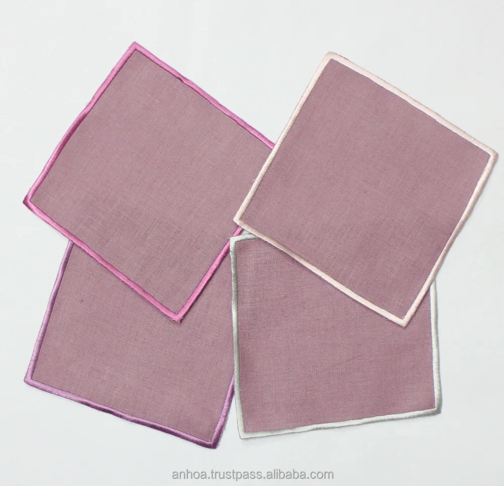 Color Embroidered Border Napkin
