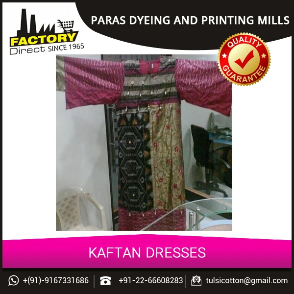 Trendy Stylish Kaftan Dresses Customized in Vibrant Colors
