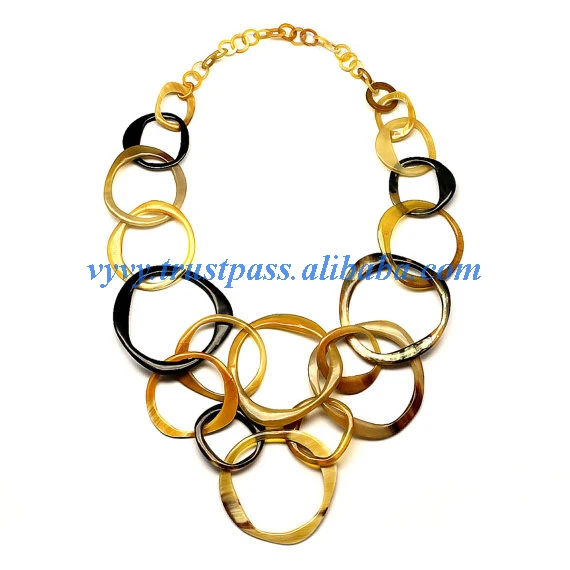 Vietnam buffalo horn necklace, fashion jewelry, buffalo horn jewelry VVN-200