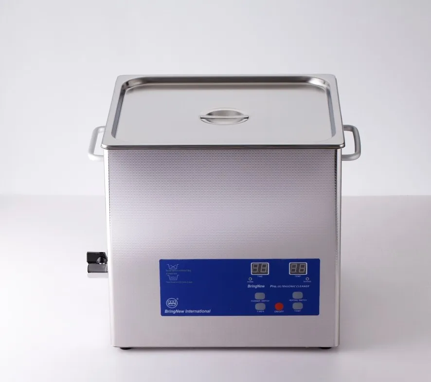 Powerful 660W Digital ultrasonic cleaner 15L with  certificate, Digital heater for lab ultrasonic cleaner