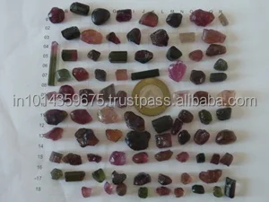Natural Loose Gemstone Diamond Cut Tourmaline Stone