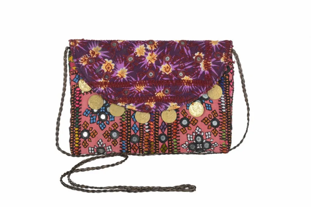 Indian Genuine Embroidered Han bags Women Tote Shoulders Boho Hippie Handmade Bags
